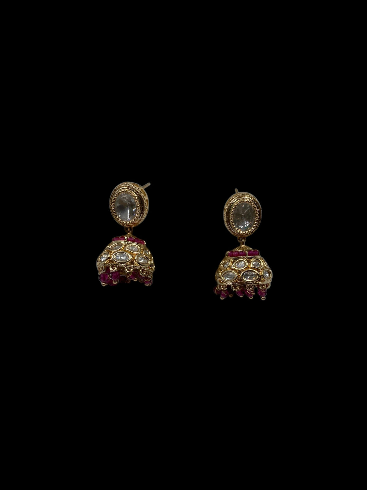 TRADITIONAL POLKI JHUMKI
