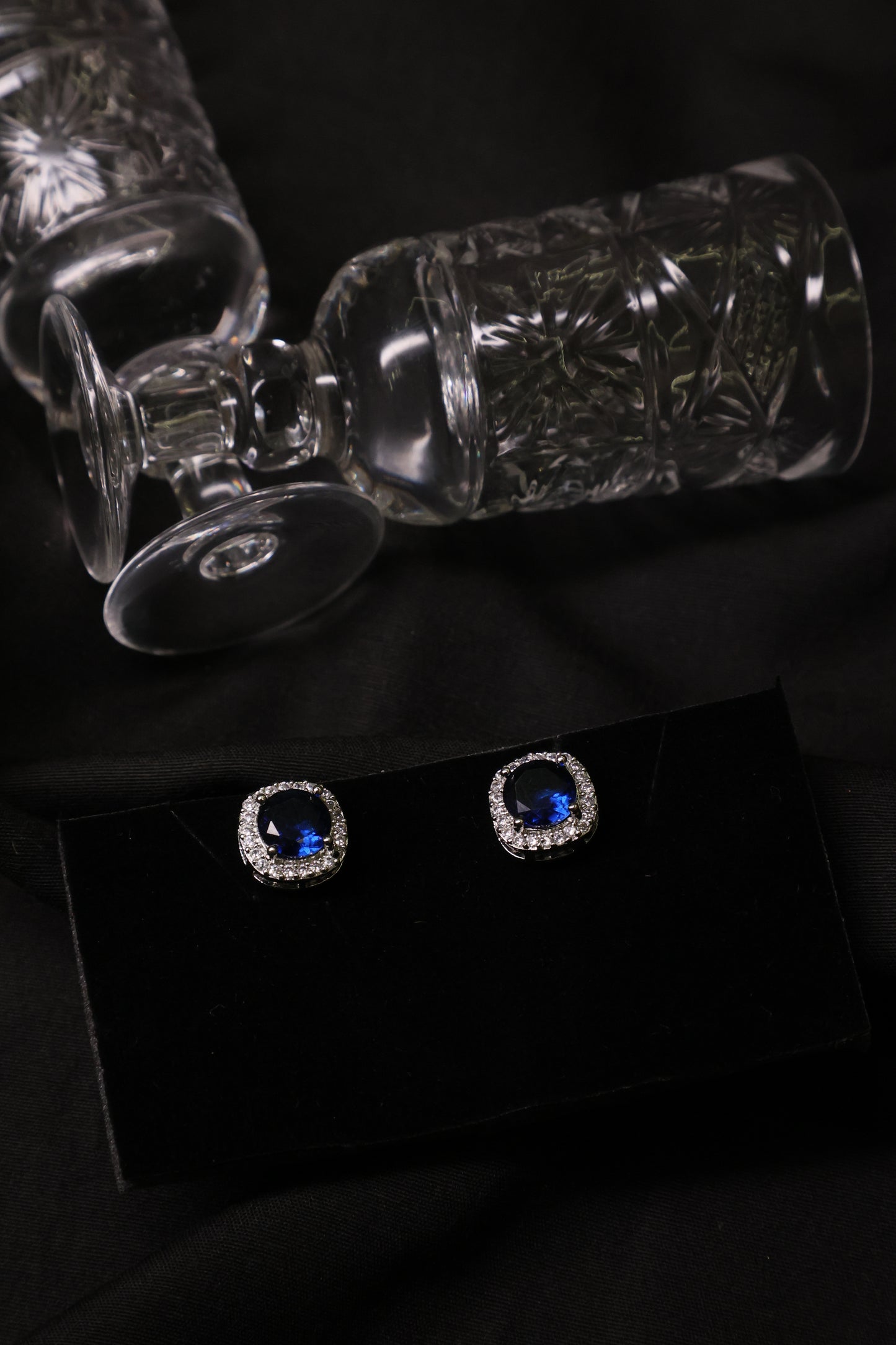 Blue Sapphire Studs