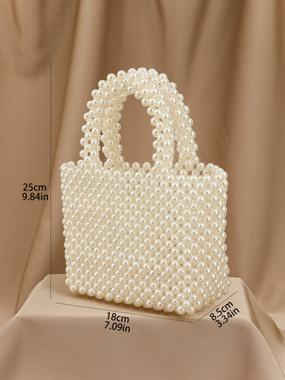 Pearl Cascade Bucket Bag