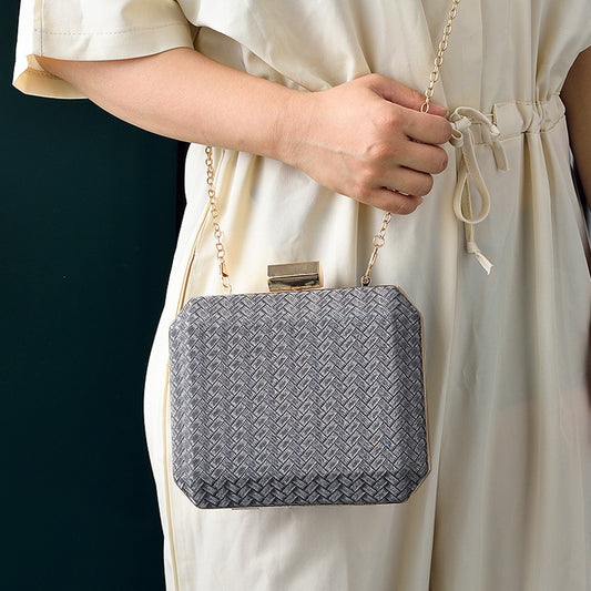 Arctic Allure - Grey Clutch Bag