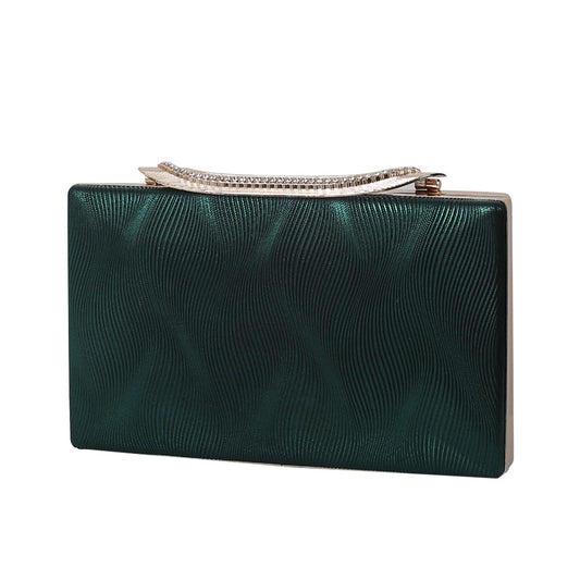 Gleam Gala - Green Clutch Bag