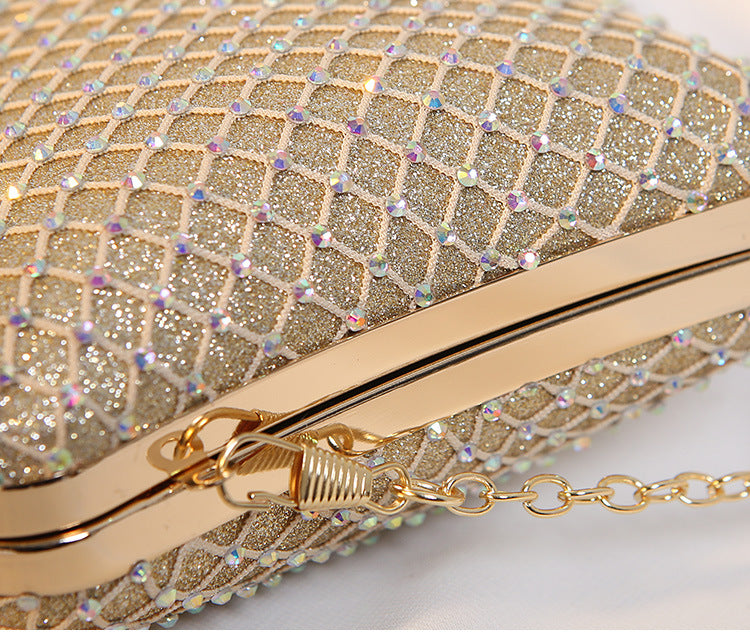 Regal Glow - Gold Clutch Bag