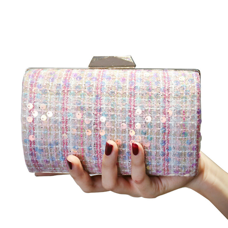 Glacial Glaze - Pink Shine Clutch Bag