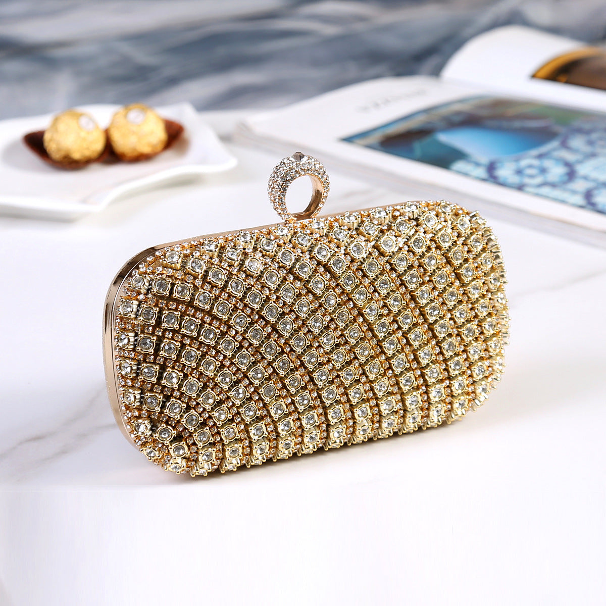 Jewel Jubilee Golden Clutch