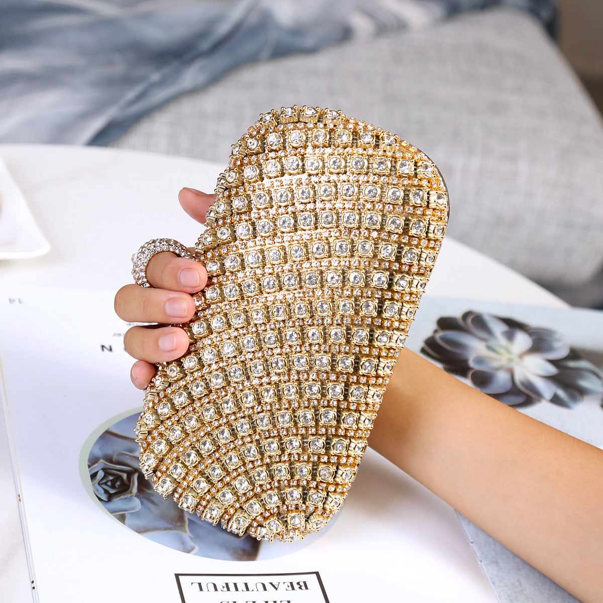 Jewel Jubilee Golden Clutch