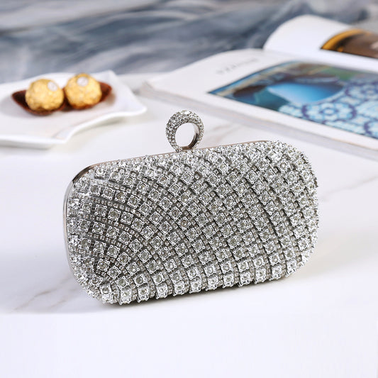 Jewel Jubilee Silver Clutch