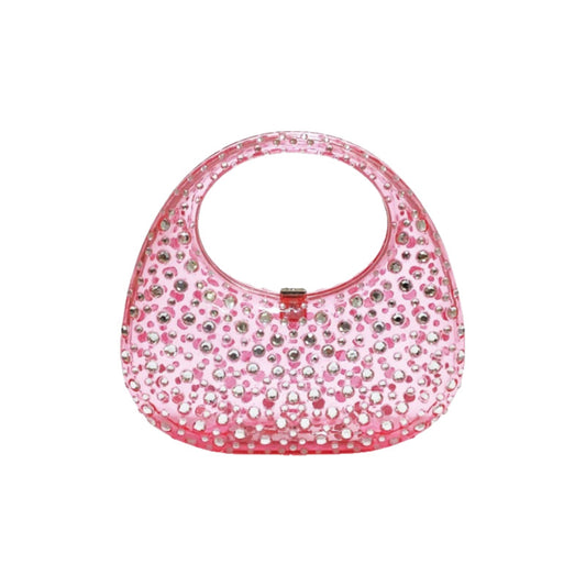 Blush and Bling Pink Crystal Bag