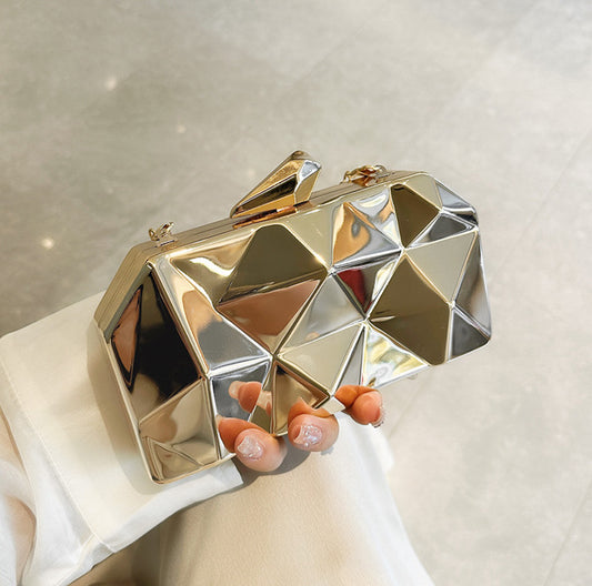 Mystic Mirage Golden Geometric Bag