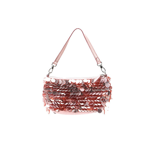 Shimmer Chic Blush Pink Bag