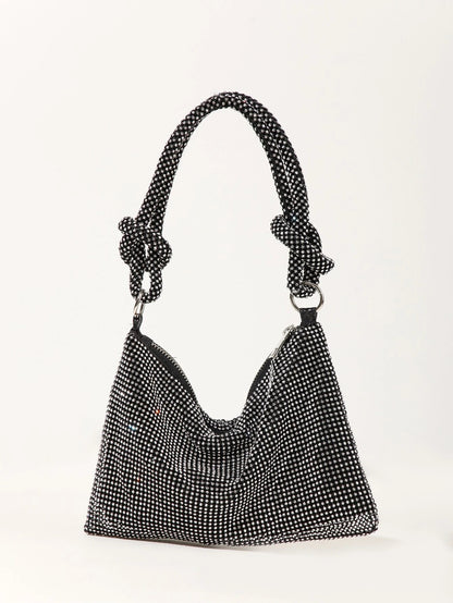 Black Glitterati Shoulder Bag