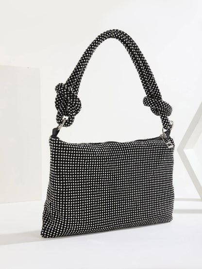 Black Glitterati Shoulder Bag