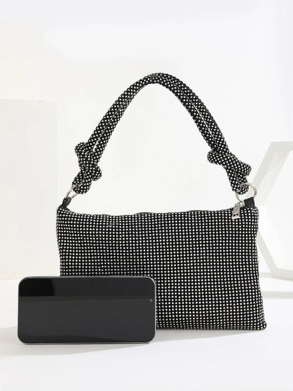 Black Glitterati Shoulder Bag