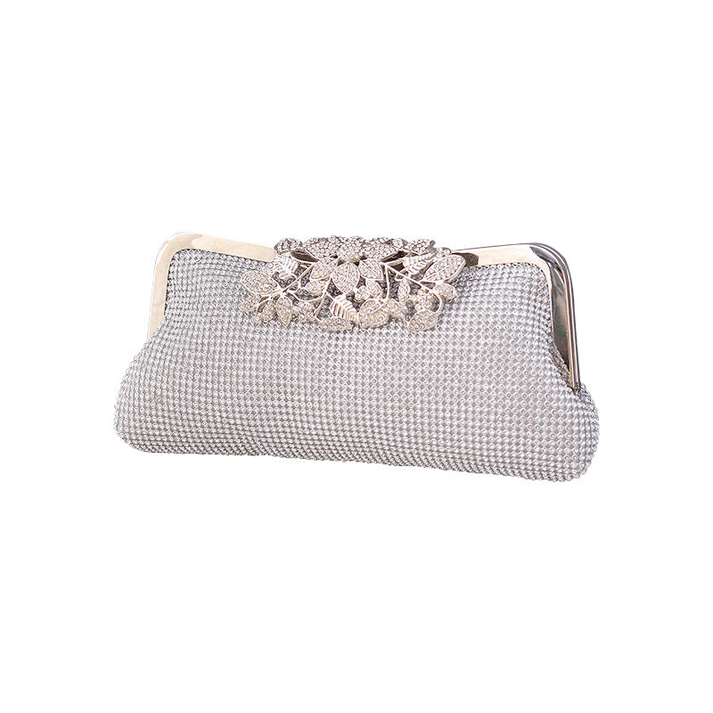 Gemstone Silver Glam Clutch