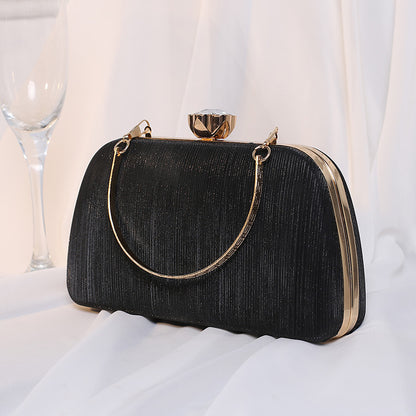 Royal Radiance Black Clutch