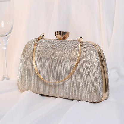 Royal Radiance Champagne Clutch