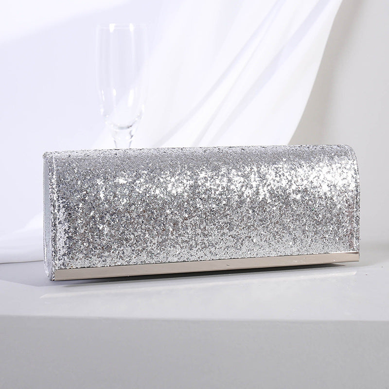 Nightfall Chic - Silver Shimmer Bag