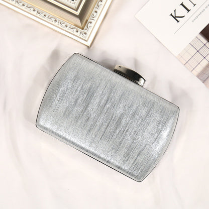 Moonbeam Glam - Silver Clutch Bag