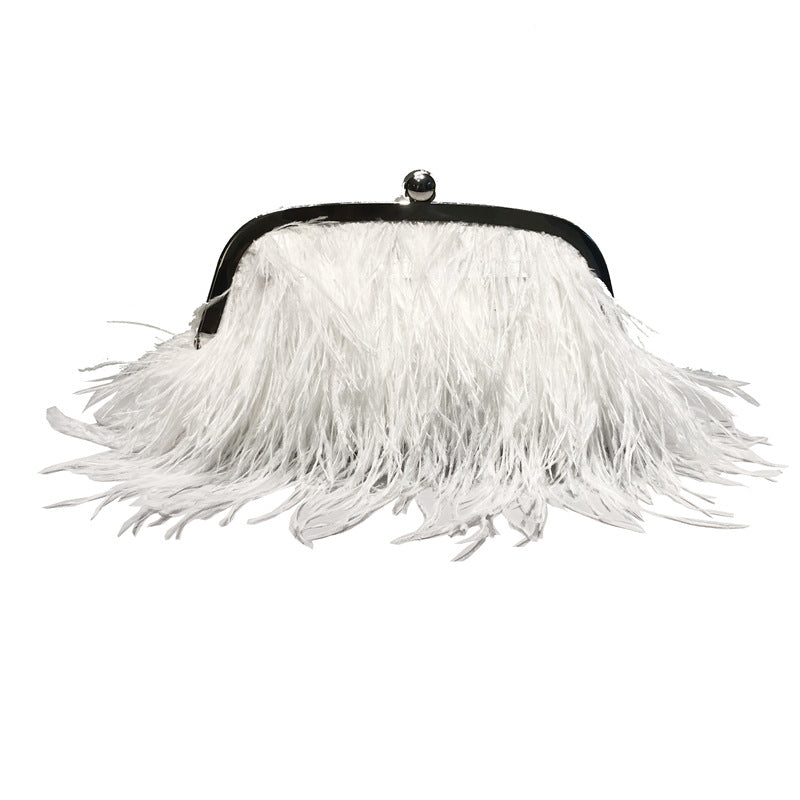 Plush Posh - White Sling Bag