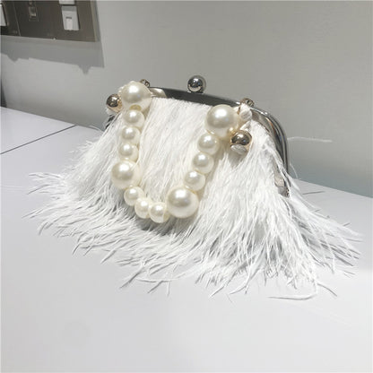 Plush Posh - White Sling Bag