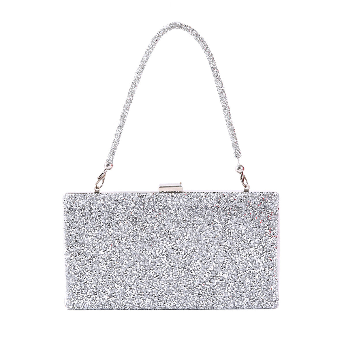 Enchanted - Silver Clutch Bag