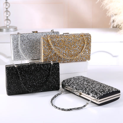 Enchanted - Silver Clutch Bag