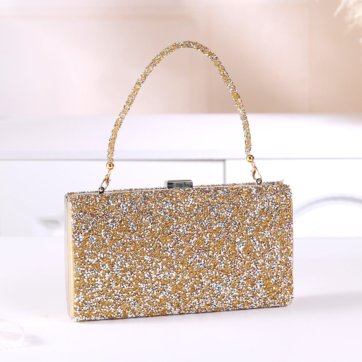 Enchanted - Golden Clutch Bag