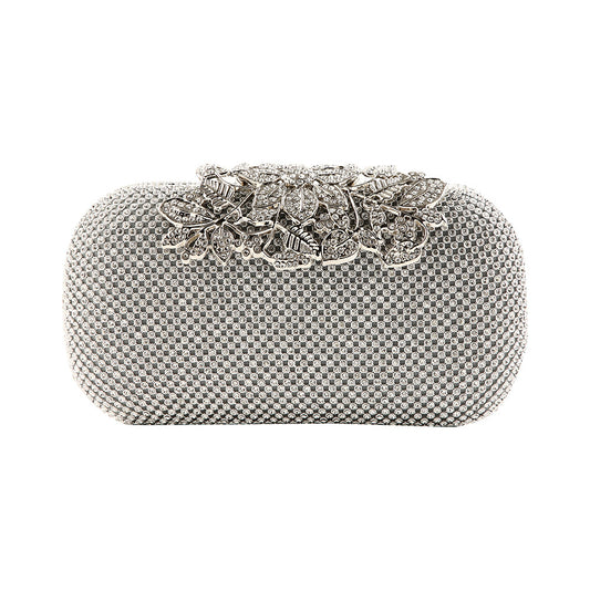 Evening Dazzle - Silver Women Clutch Bag