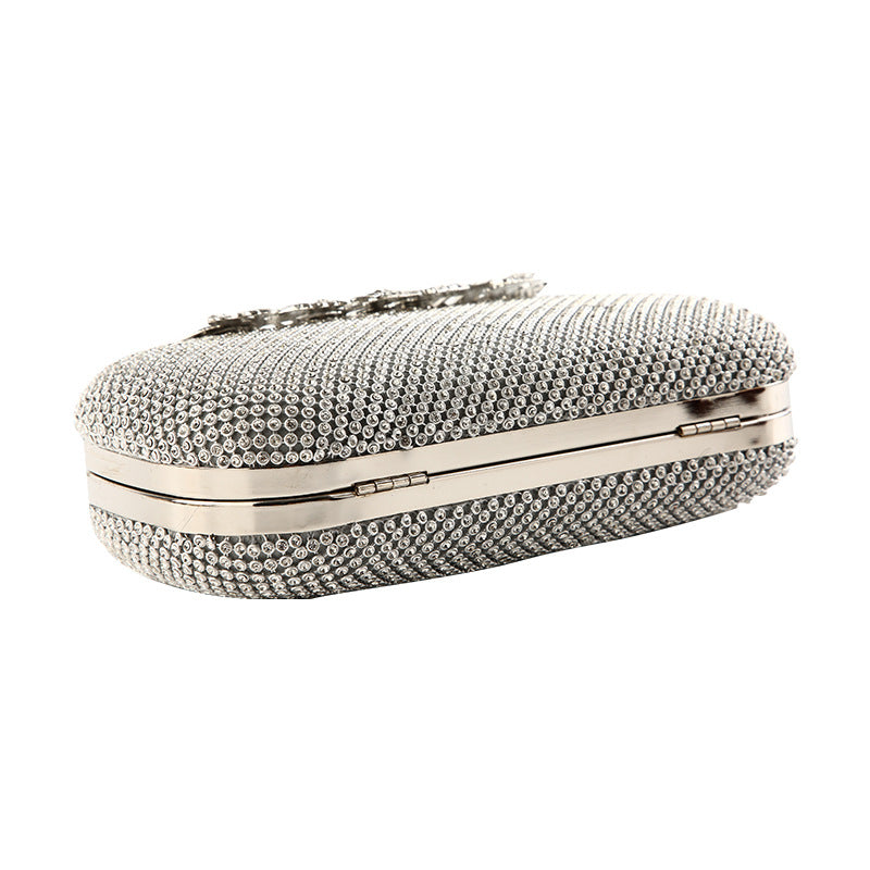 Evening Dazzle - Silver Women Clutch Bag