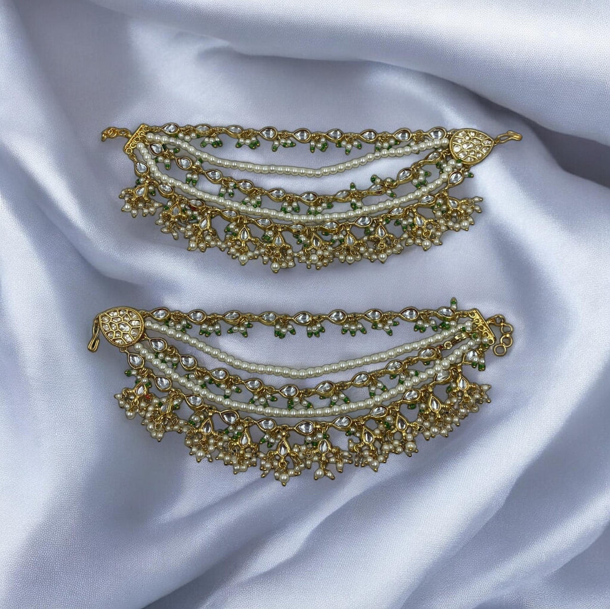 Maharani Kundan Ear Chain