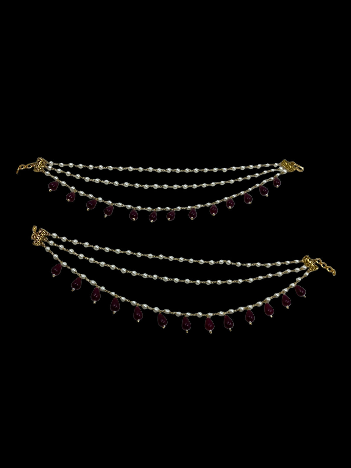 Maharani Pearl Draped Earchain