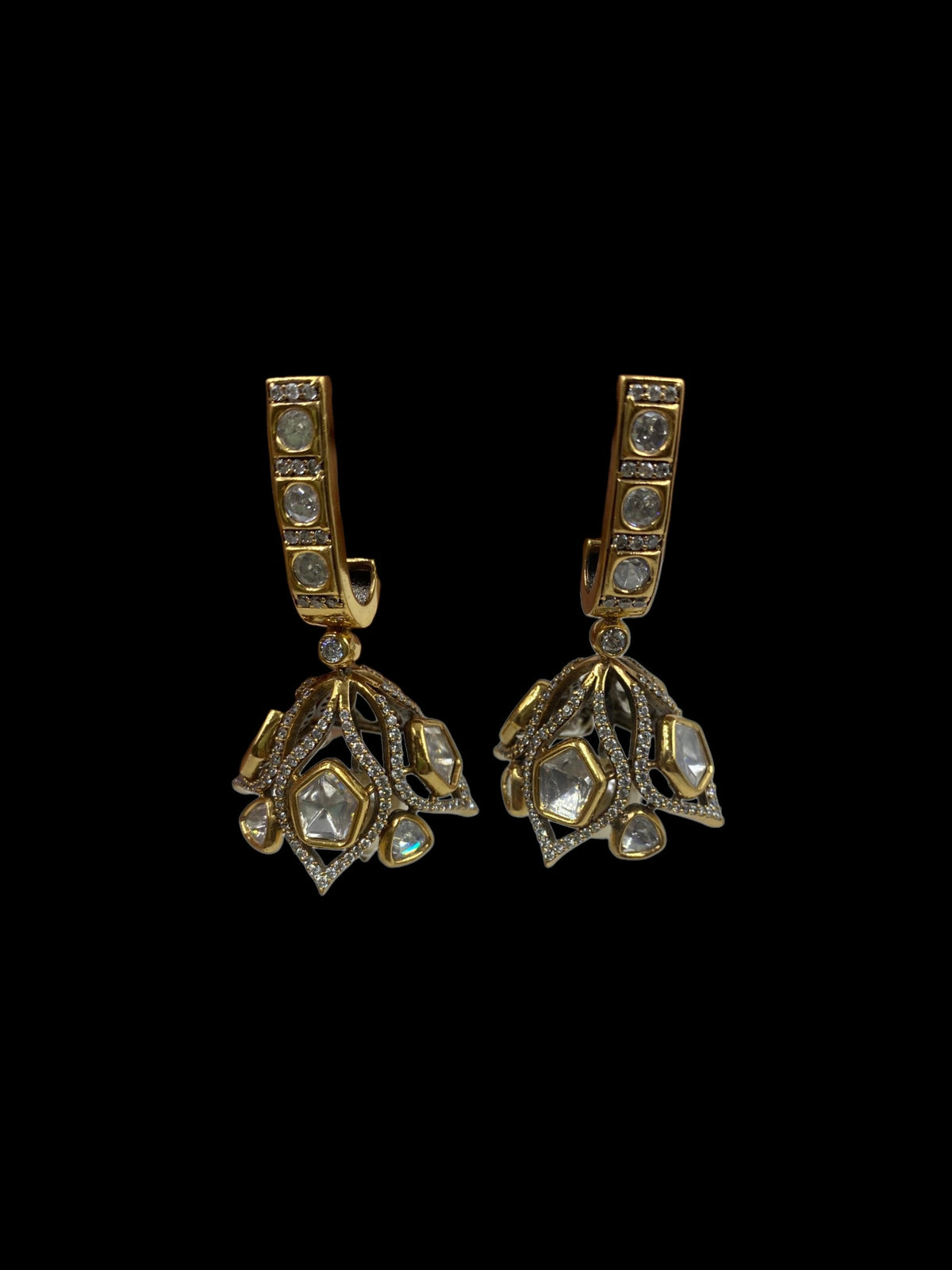 TRADITIONAL POLKI JHUMKI
