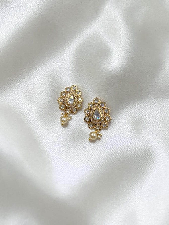 TRADITIONAL POLKI EARRINGS