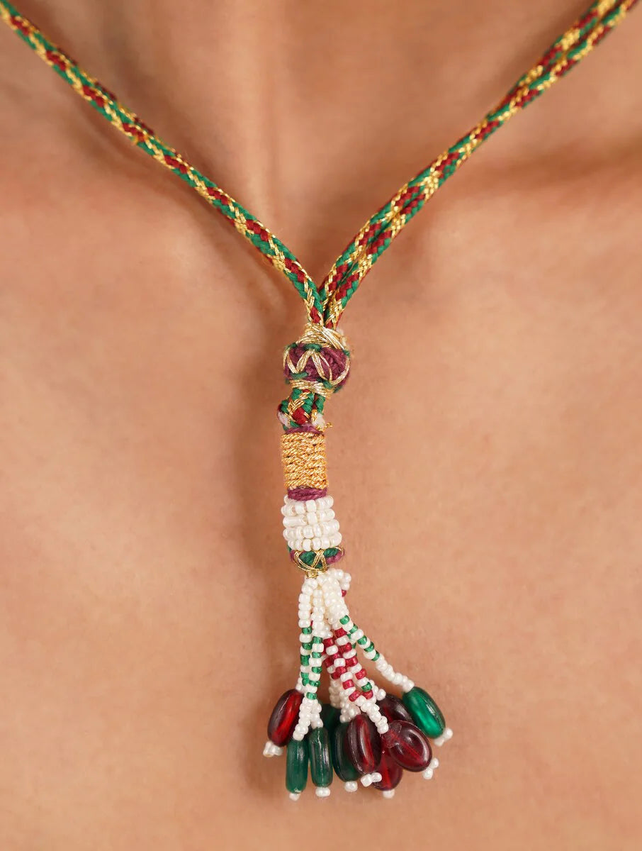 Multicolor Semiprecious Quartz Necklace