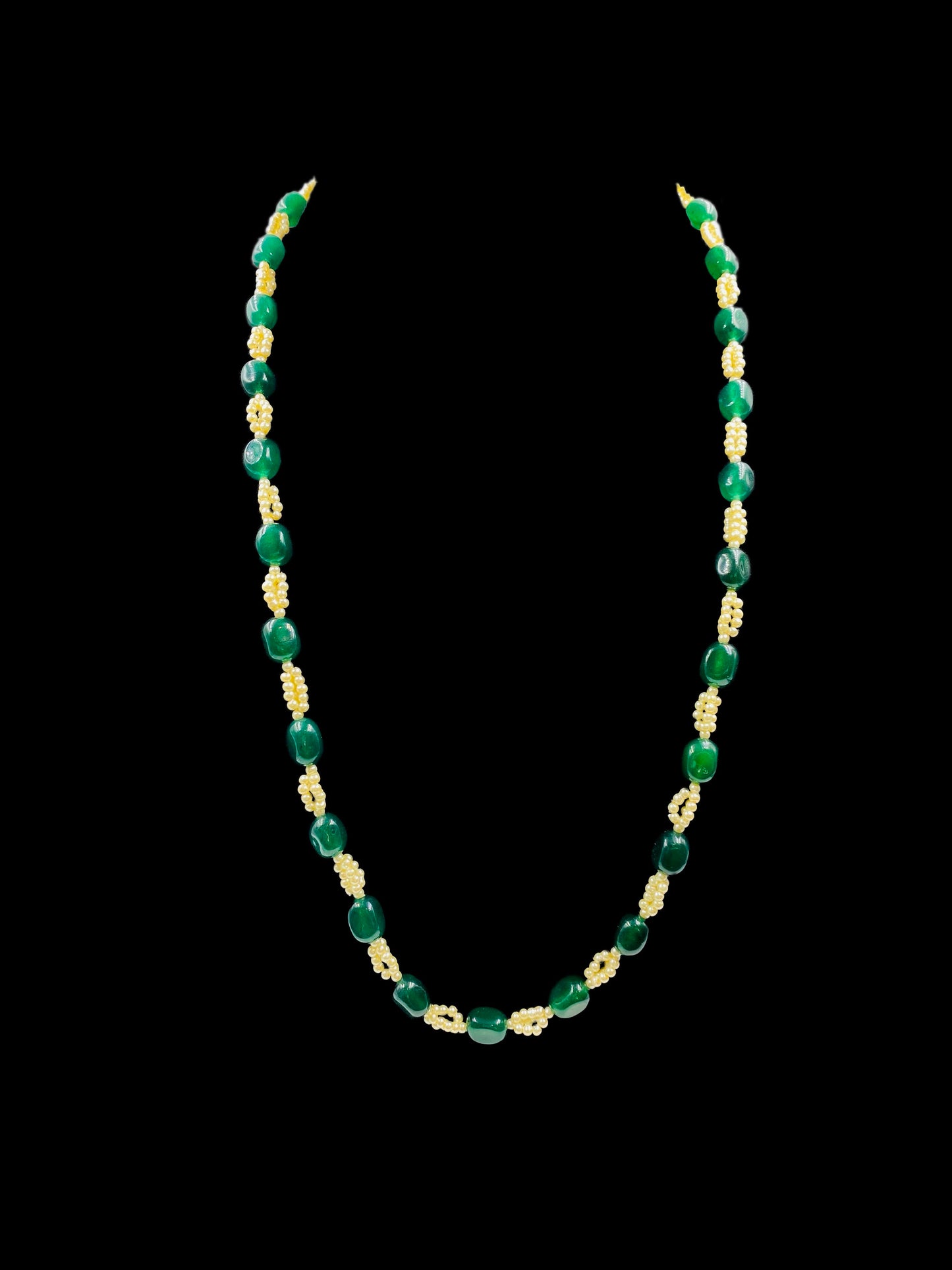 Green Single Line Necklace