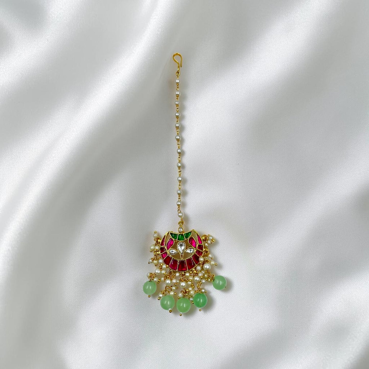 Multi Color Meenakari Mangtikka