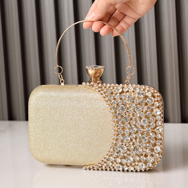 Eclipse - Champagne Clutch Bag