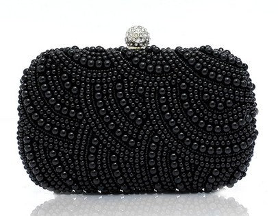 Starlit Affair - Black Pearl Clutch