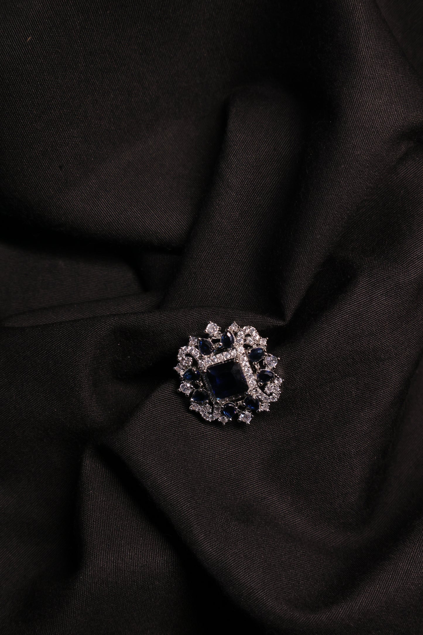 Infinite Dazzle - Blue Stone Diamond Ring