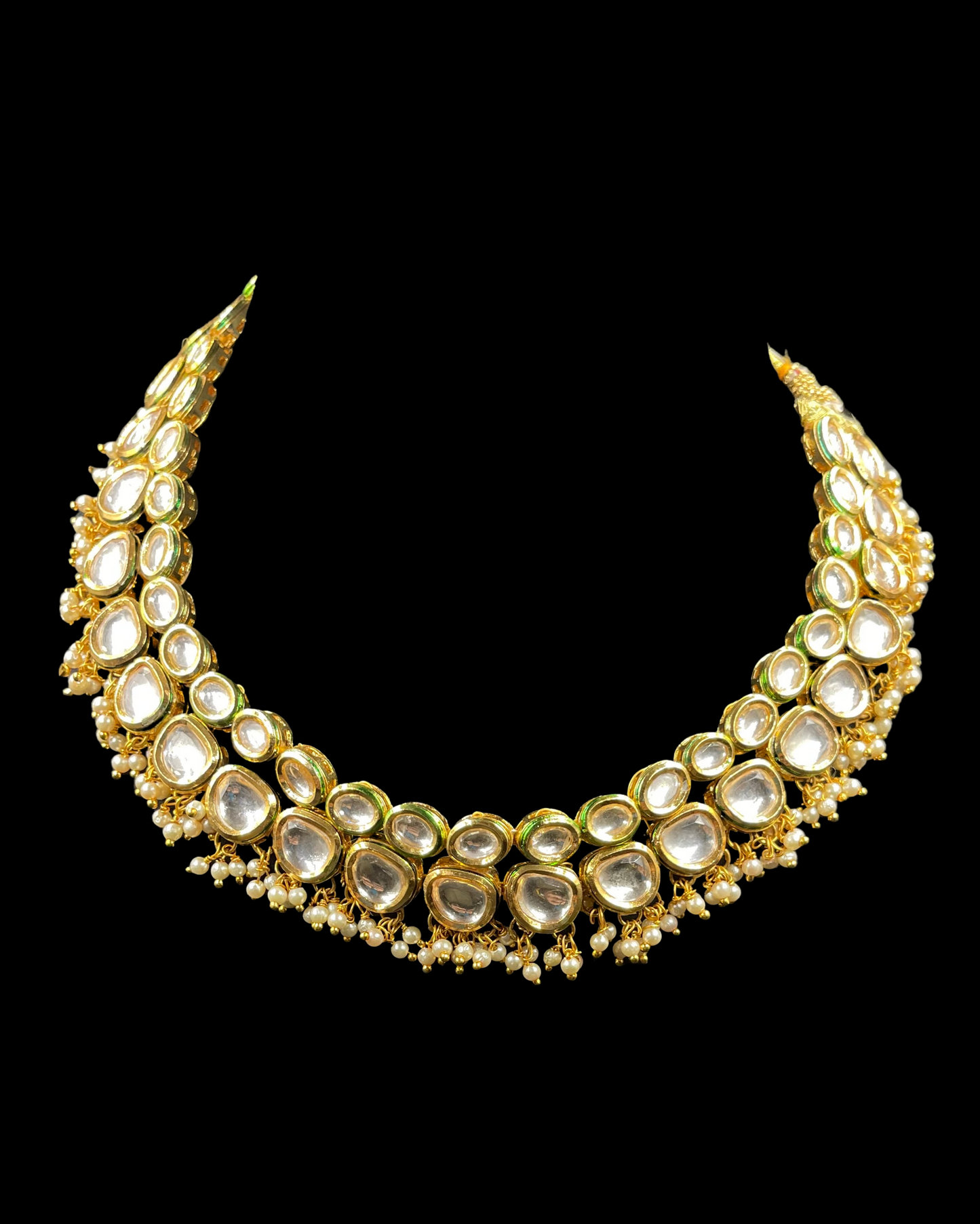 Classic Kundan Necklace with Earrings