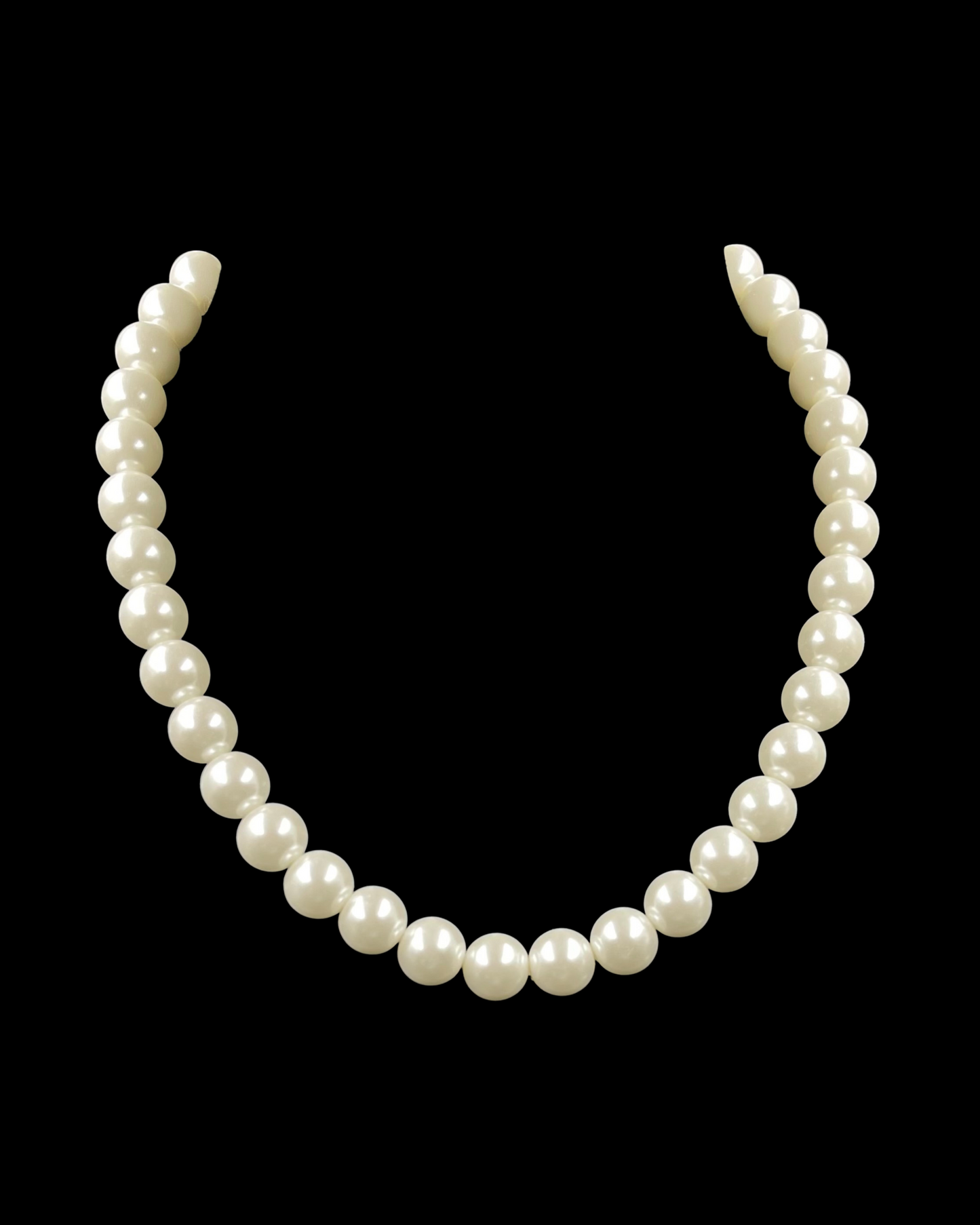 Shell Pearl Single Line Necklace