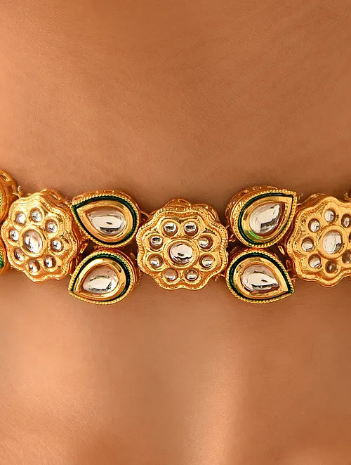 Classic Kundan Choker with Earrings