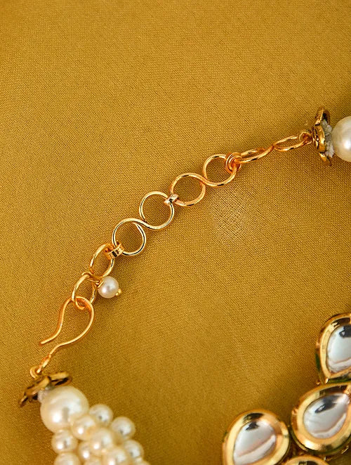 Kundan and Pearl Delicate Bracelet