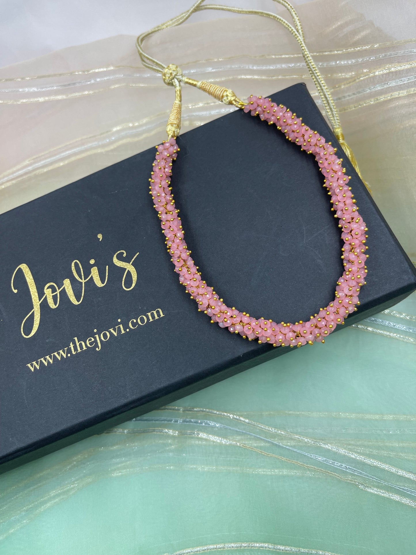 Classic Pink Quartz Choker