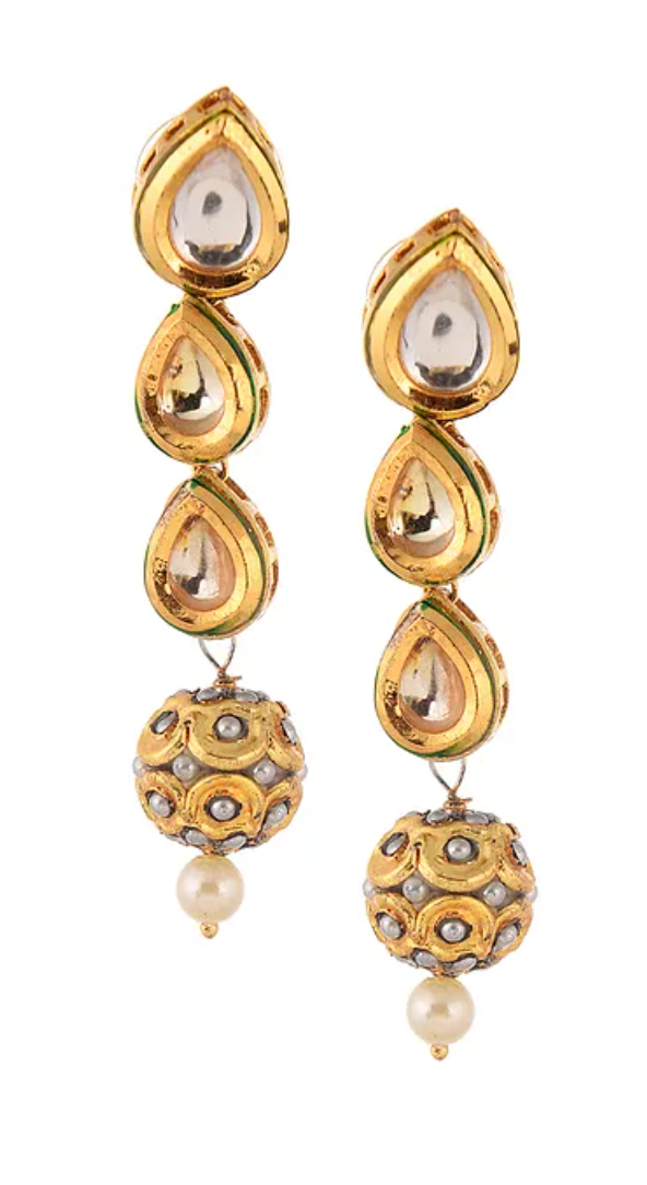 Kundan and Pearl Statement Necklace