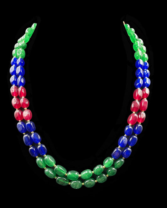 Multi coloured Quartz Necklace