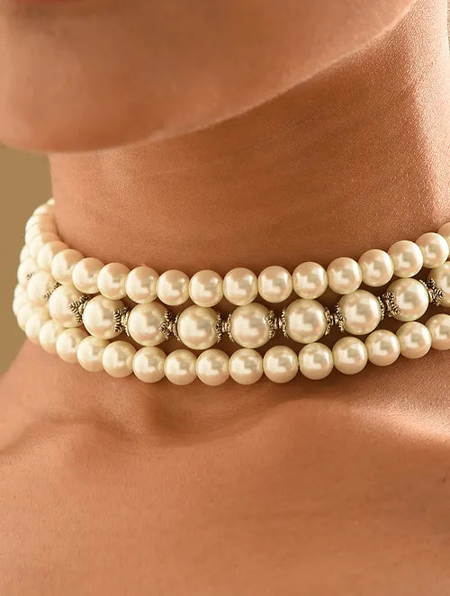 Shell Pearl Choker