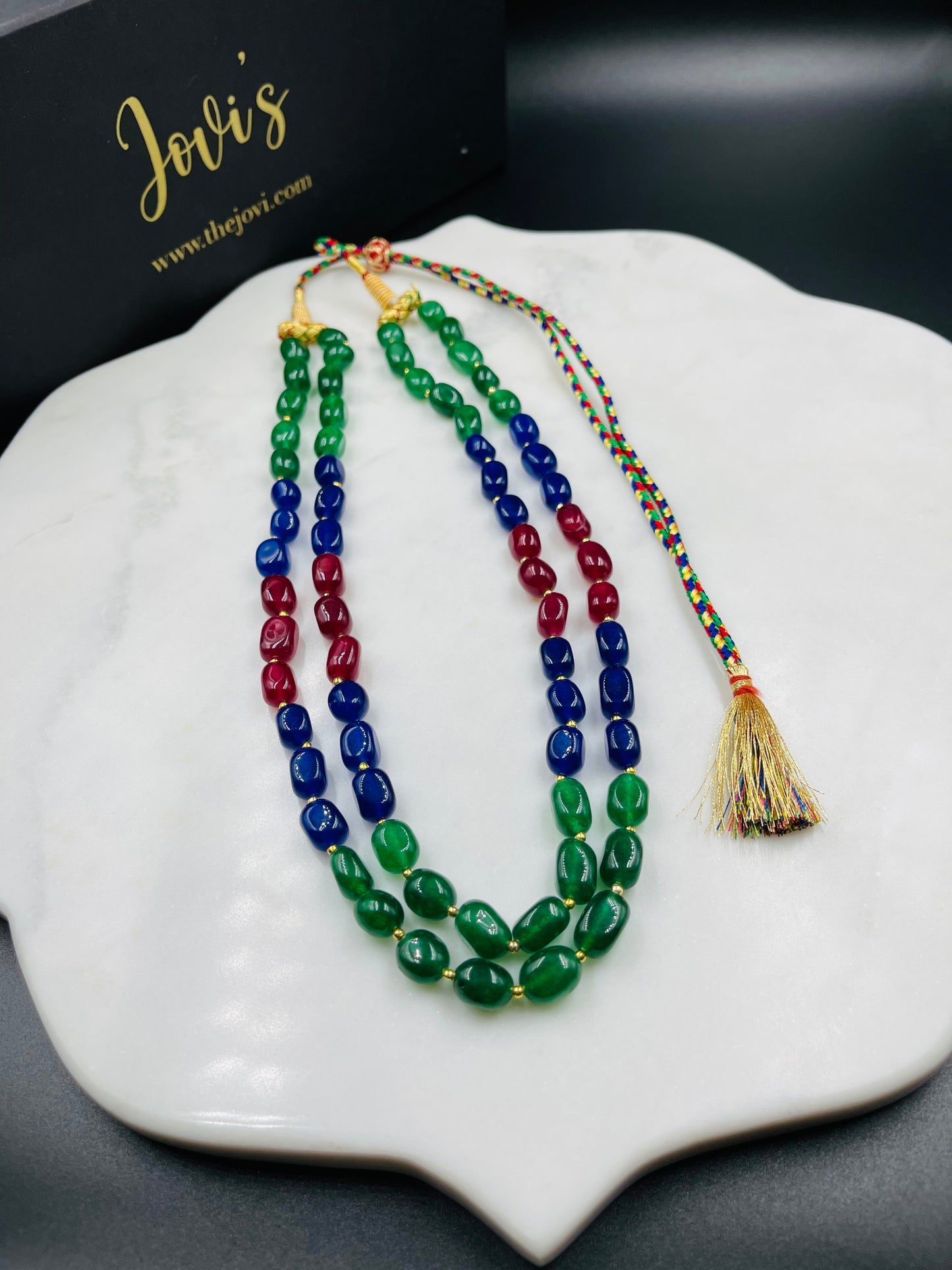 Multi coloured Quartz Necklace