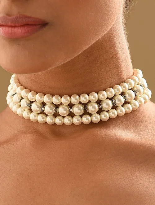 Shell Pearl Choker