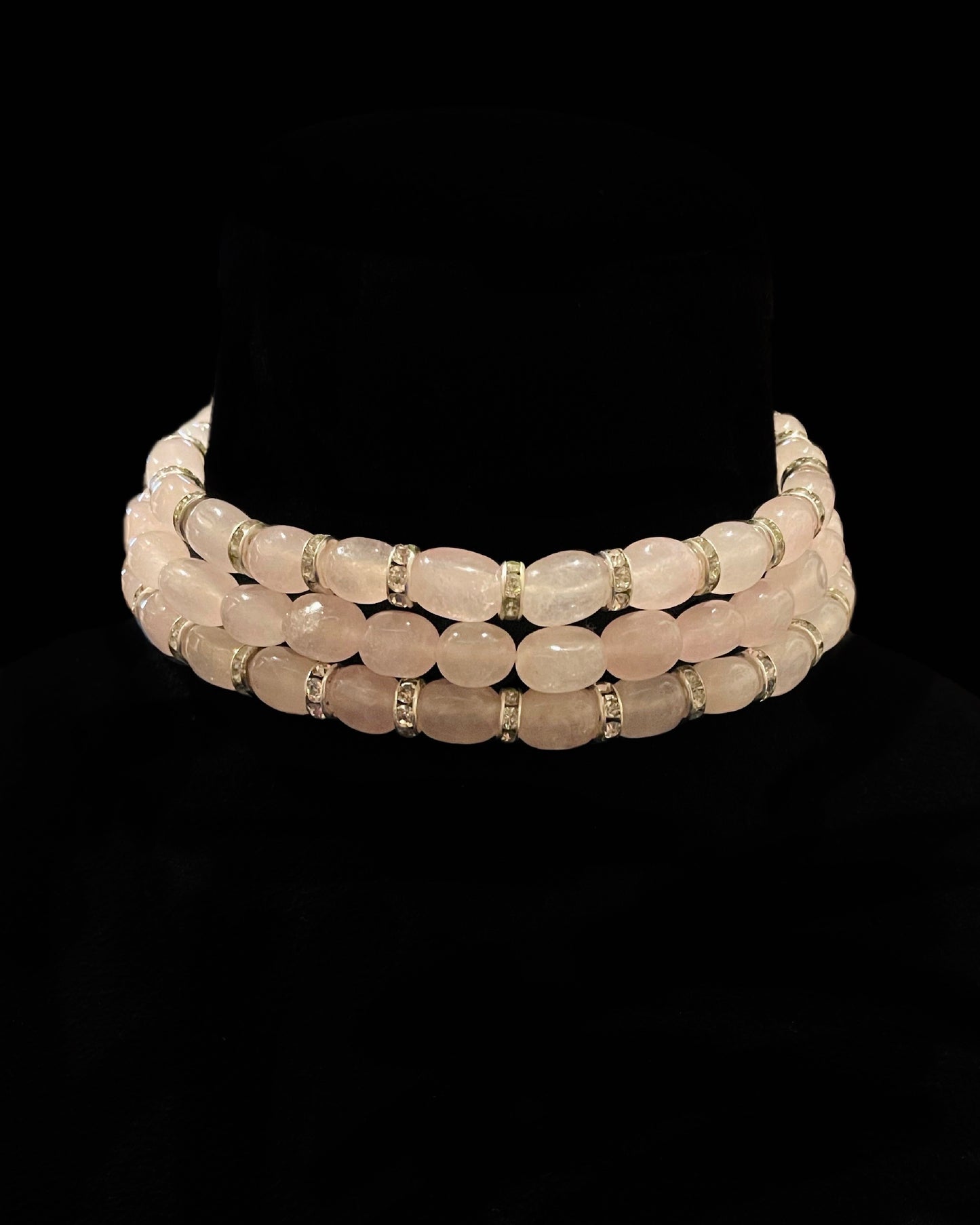 Rose Quartz Choker