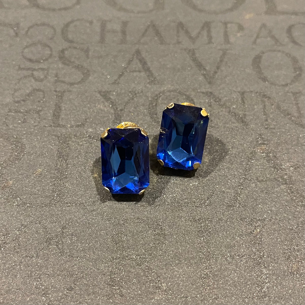 Sapphire Blue Studs